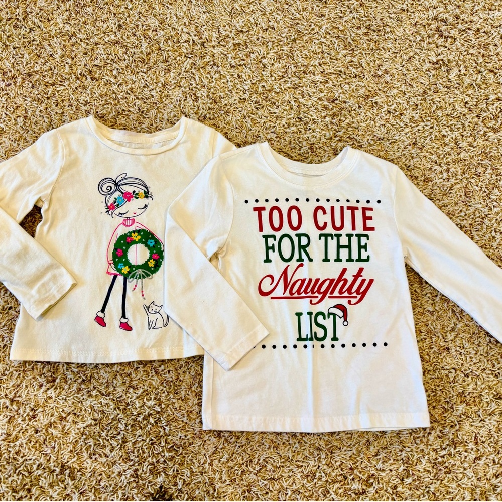 Set of 2 holiday shirts